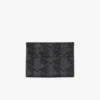 Porte-cartes en toile imprimée monogramme The Blend Porte-cartes en toile imprimée monogramme The Blend