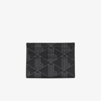 Porte-cartes en toile imprimée monogramme The Blend