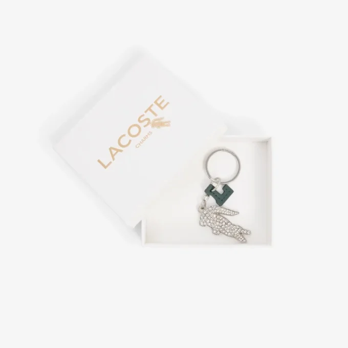 Porte-clés avec breloques crocodile Diamanta L