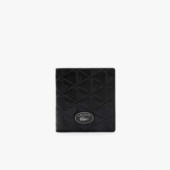 Portefeuille compact en cuir Monogram Portefeuille compact en cuir Monogram