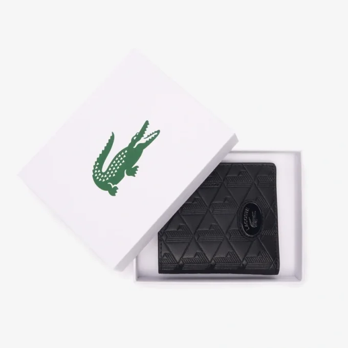 Portefeuille compact en cuir Monogram Portefeuille compact en cuir Monogram