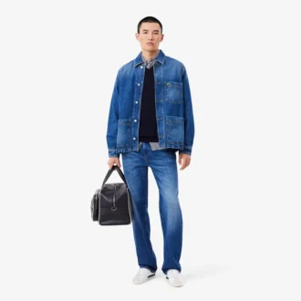 Pull à col en V en coton pour homme