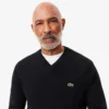 Pull à col en V en coton pour homme Pull à col en V en coton pour homme