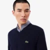 Pull à col en V en coton pour homme Pull à col en V en coton pour homme