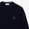 Pull à col en V en coton pour homme Pull à col en V en coton pour homme