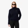 Pull à col montant en laine coupe décontractée pour femme Pull à col montant en laine coupe décontractée pour femme
