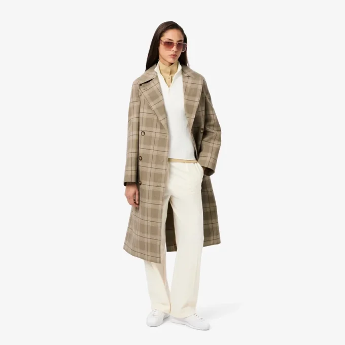 Pull à col montant en maille côtelée 3D pour femme Pull à col montant en maille côtelée 3D pour femme