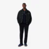 Pull à col polo demi-zip pour homme en mélange de coton et de laine Pull à col polo demi-zip pour homme en mélange de coton et de laine