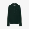 Pull à col polo en jersey de laine pour femme Pull à col polo en jersey de laine pour femme