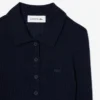 Pull à col polo en jersey de laine pour femme Pull à col polo en jersey de laine pour femme