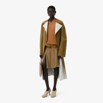 Pull à col polo en laine mélangée Runway
