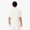 Pull à col polo en maille côtelée fluide pour homme Pull à col polo en maille côtelée fluide pour homme