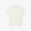 Pull à col polo en maille côtelée fluide pour homme Pull à col polo en maille côtelée fluide pour homme