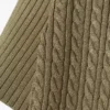 Pull à col polo en maille torsadée Runway