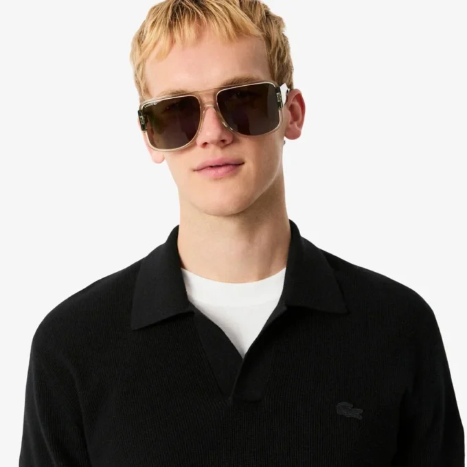 Pull à col polo ouvert en coton The Blend pour homme Pull à col polo ouvert en coton The Blend pour homme