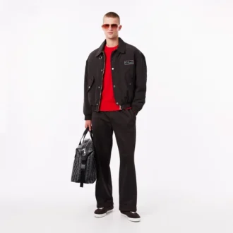 Pull à col rond en cachemire tricoté 3D pour homme