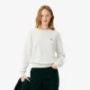 Pull à col rond en coton coupe décontractée pour femme Pull à col rond en coton coupe décontractée pour femme
