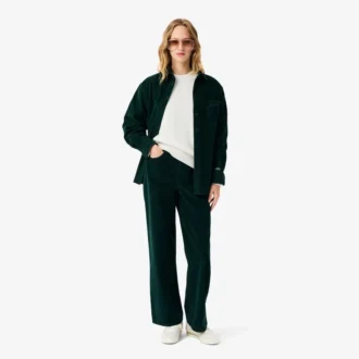 Pull à col rond en coton coupe décontractée pour femme