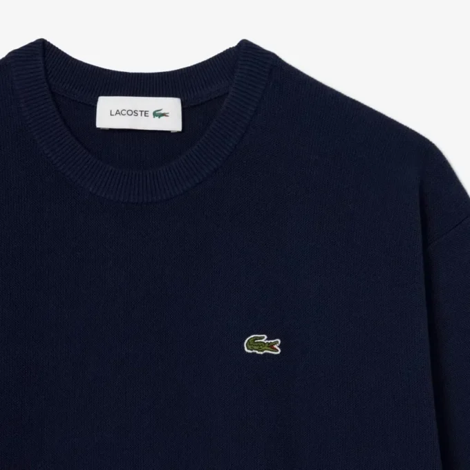 Pull à col rond en coton coupe décontractée pour femme Pull à col rond en coton coupe décontractée pour femme