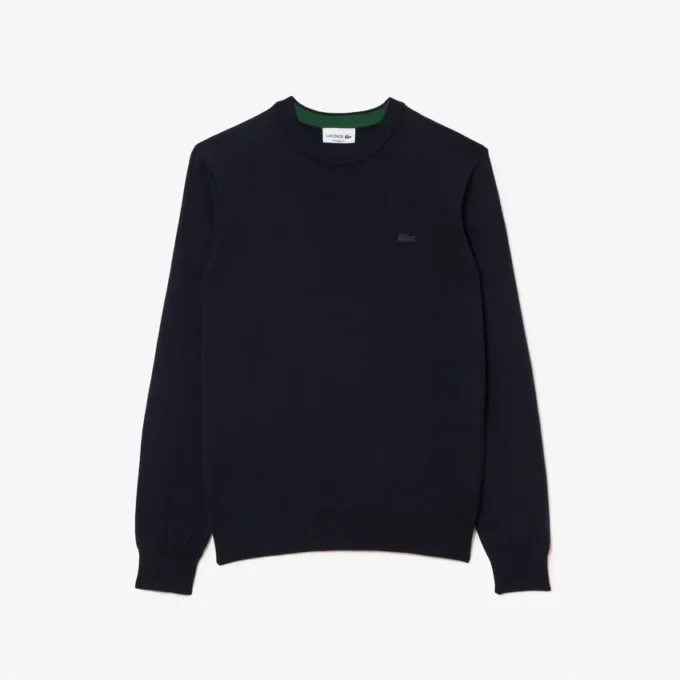 Pull à col rond en laine mérinos pour homme Pull à col rond en laine mérinos pour homme