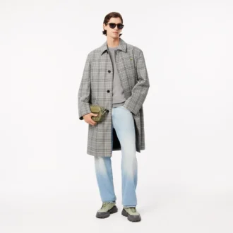 Pull à col rond en laine mérinos pour homme