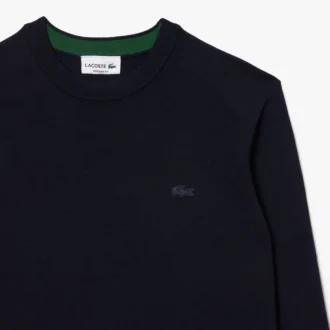 Pull à col rond en laine mérinos pour homme