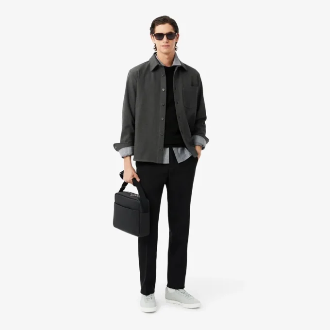 Pull à col rond en laine mérinos pour homme Pull à col rond en laine mérinos pour homme