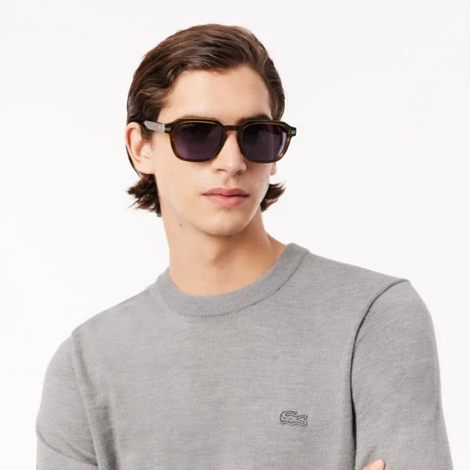 Pull à col rond en laine mérinos pour homme Pull à col rond en laine mérinos pour homme