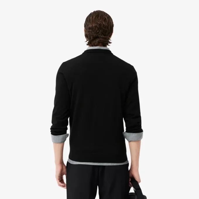 Pull à col rond en laine mérinos pour homme Pull à col rond en laine mérinos pour homme