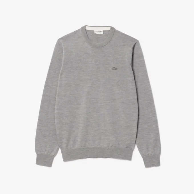 Pull à col rond en laine mérinos pour homme Pull à col rond en laine mérinos pour homme