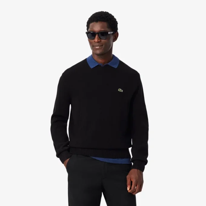 Pull à col rond en laine pour homme Pull à col rond en laine pour homme