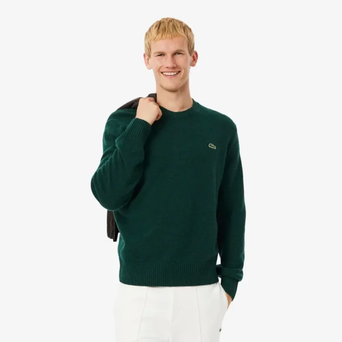 Pull à col rond en laine pour homme Pull à col rond en laine pour homme
