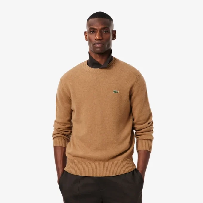 Pull à col rond en laine pour homme Pull à col rond en laine pour homme