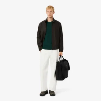 Pull à col rond en laine pour homme
