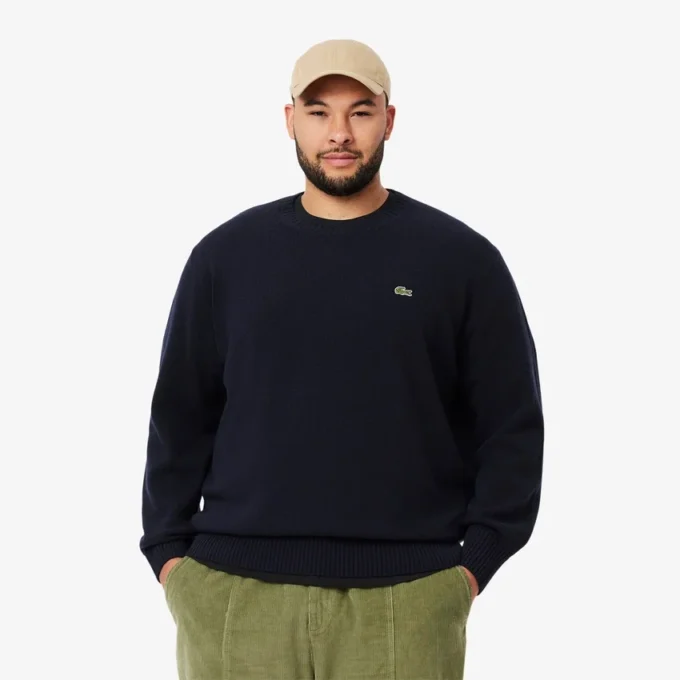 Pull à col rond en laine pour homme Pull à col rond en laine pour homme