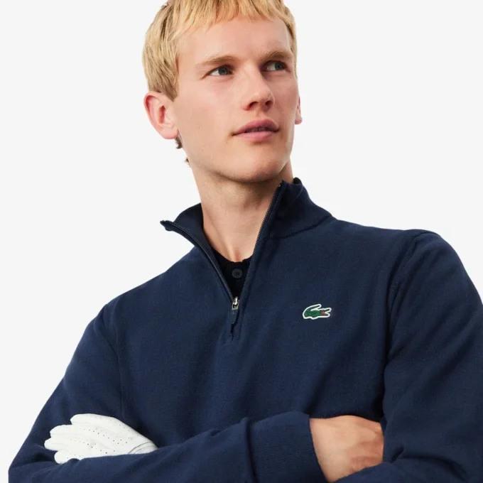Pull coupe-vent à fermeture éclair 1/4 pour homme en matière de Golf Pull coupe-vent à fermeture éclair 1/4 pour homme en matière de Golf