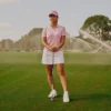 Pull de golf à col polo et manches courtes pour femme Pull de golf à col polo et manches courtes pour femme
