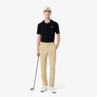 Pull de golf à col polo et manches courtes pour homme