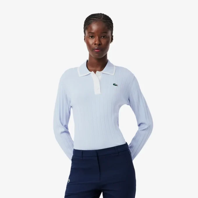 Pull de golf stretch à col polo pour femme Pull de golf stretch à col polo pour femme