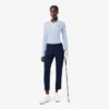 Pull de golf stretch à col polo pour femme Pull de golf stretch à col polo pour femme
