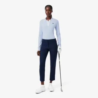 Pull de golf stretch à col polo pour femme