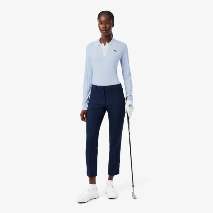 Pull de golf stretch à col polo pour femme Pull de golf stretch à col polo pour femme