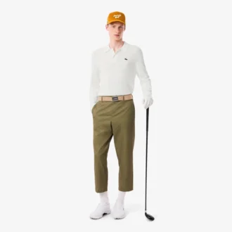 Pull de golf stretch à col polo pour homme