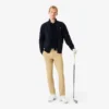 Pull de Golf zippé en maille côtelée pour homme Pull de Golf zippé en maille côtelée pour homme