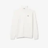 Pull de Golf zippé en maille côtelée pour homme Pull de Golf zippé en maille côtelée pour homme