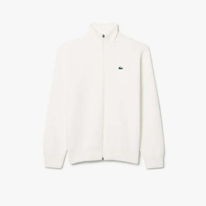 Pull de Golf zippé en maille côtelée pour homme Pull de Golf zippé en maille côtelée pour homme