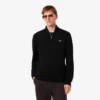 Pull en coton à col montant et fermeture éclair pour homme Pull en coton à col montant et fermeture éclair pour homme