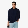 Pull en coton à col montant et fermeture éclair pour homme Pull en coton à col montant et fermeture éclair pour homme