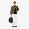 Pull en coton à col montant et fermeture éclair pour homme Pull en coton à col montant et fermeture éclair pour homme