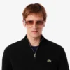 Pull en coton à col montant et fermeture éclair pour homme Pull en coton à col montant et fermeture éclair pour homme